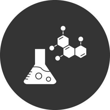 Kimya simgesinin vektör illüstrasyonu