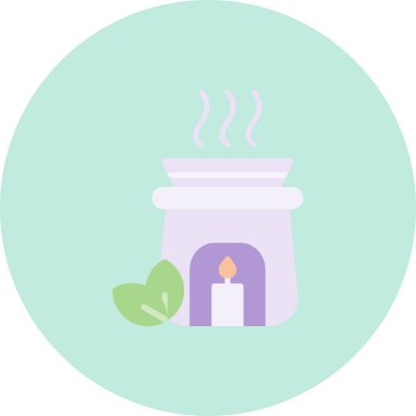 Mum. Web simgesi basit illüstrasyon