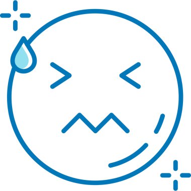 emoji. Web simgesi basit illüstrasyon