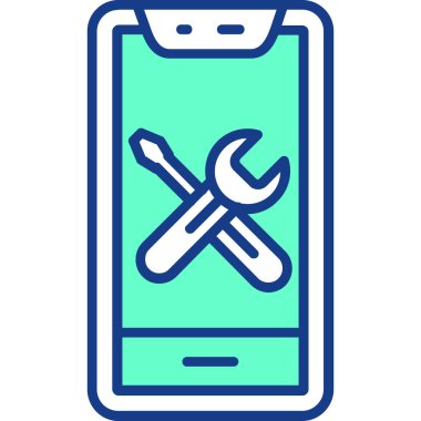 Telefon tamircisi. Basit resimleme