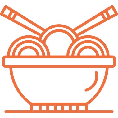 Erişte. Web simgesi basit illüstrasyon