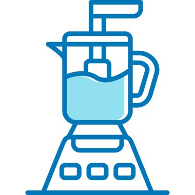 Bir karıştırıcı simgesinin vektör illüstrasyonu