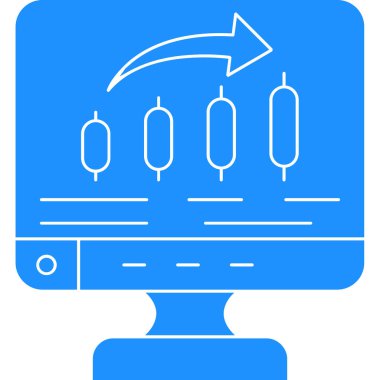 Trafik simgesi. Web için basit trafik vektör simgeleri çizimi