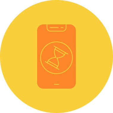 cep telefonu ikonu vektör illüstrasyonu