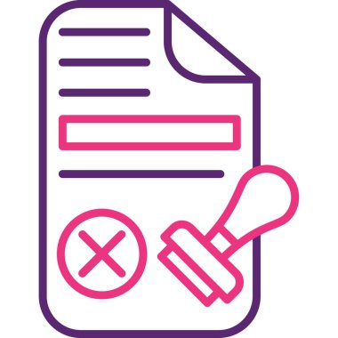 dosya belgesi simgesi, vektör illüstrasyonu