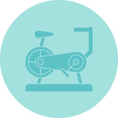 Bir bisikletin vektör çizimi