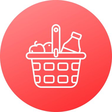 Alışveriş arabası ikon vektör illüstrasyonu