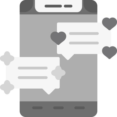 Sohbet iletişim simgesi