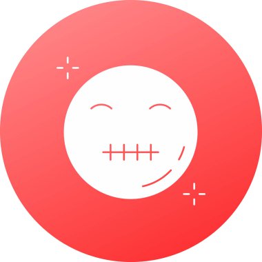 Gülümseme simgesi, vektör illüstrasyon tasarımı