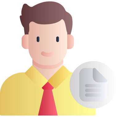 Başparmağı havada bir iş adamı. vektör illüstrasyonu