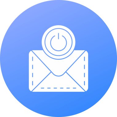 Vektör E- posta simgesi illüstrasyonu