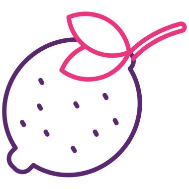 Meyve. Web simgesi basit illüstrasyon