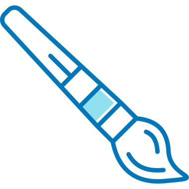 Kürek simgesi, vektör illüstrasyonu