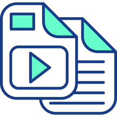 Dosya. Web simgesi basit illüstrasyon