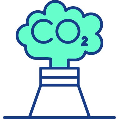 Beyin. Web simgesi basit illüstrasyon