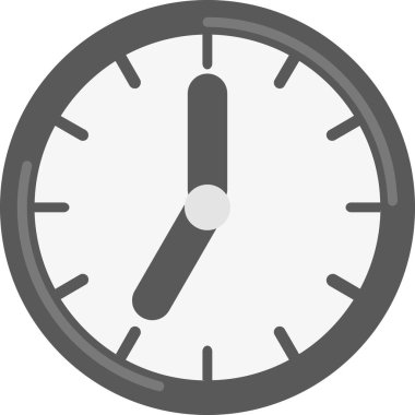 Saat simgesi vektör illüstrasyonu