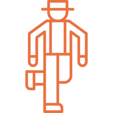 Şapka ikonlu çiftçi