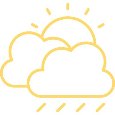 Bulut. Web simgesi basit illüstrasyon