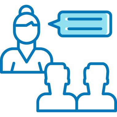 İnsan simgesinin vektör illüstrasyonu