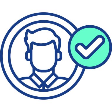 kullanıcı simgesi, vektör illüstrasyon tasarımı