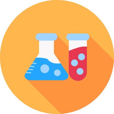 test tüp vektör simgesi