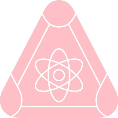 Atom eğitimi bilim simgesi - özet biçimi