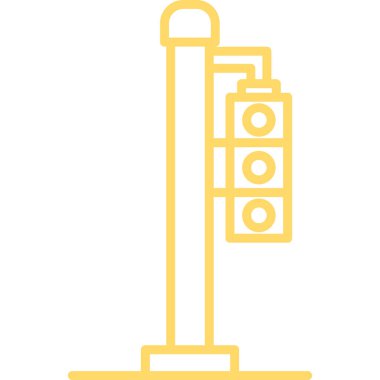 ampul simgesi vektör illüstrasyonu