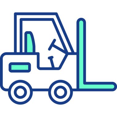 Kamyon. Web simgesi basit illüstrasyon