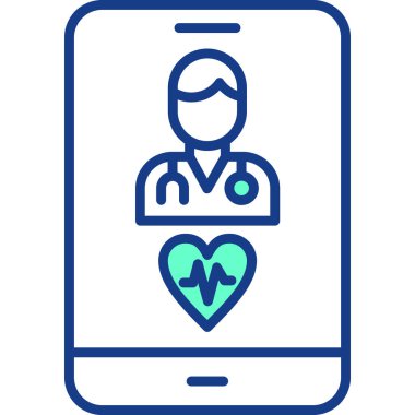 Smartphone Simgesi, vektör illüstrasyonu