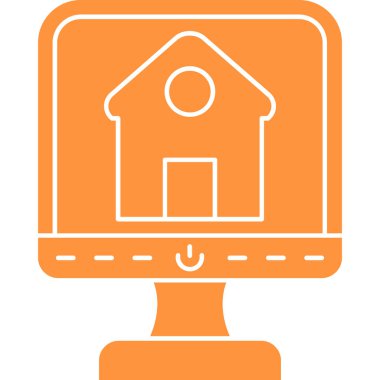 Ev simgesi vektör illüstrasyonu