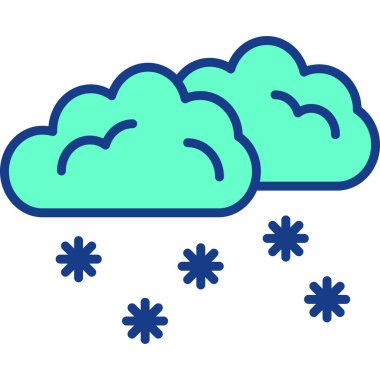 Bulut. Web simgesi basit illüstrasyon