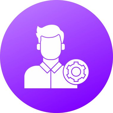 Modern b 'nin vektör illüstrasyonu vites simgesinden yoksun