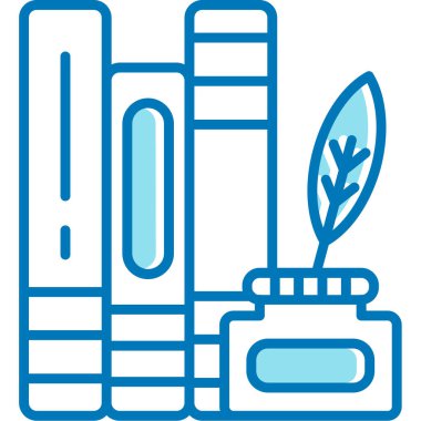 Kitap. Web simgesi basit illüstrasyon