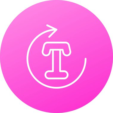 beyaz arkaplanda izole edilmiş daire ok simgesiyle renk çizgisi yuvarlak damgası. Beyaz daire şeklinde. vektör illüstrasyonu