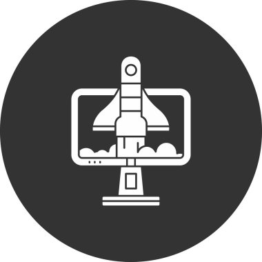 Teknoloji simgesine izole edilmiş seo modern ikon, seo ve pazarlama ikonu vektör illüstrasyonu