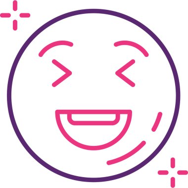 emoji. Web simgesi basit illüstrasyon