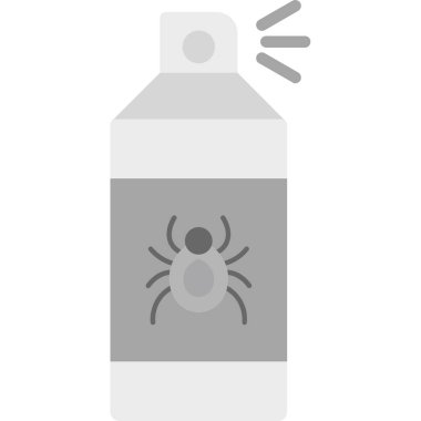 Sprey şişe ikonu. Beyaz üzerinde izole edilmiş web tasarımı için sprey vektör simgesinin basit çizimi