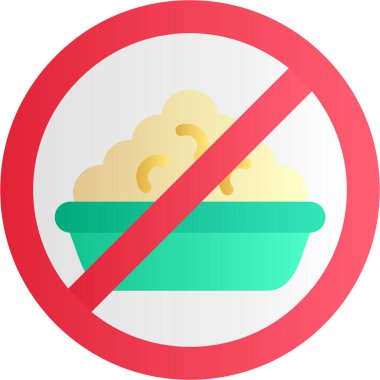 yiyecek düz daire vektör simgesi deseni