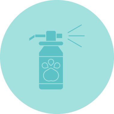 Bir köpek simgesinin vektör illüstrasyonu