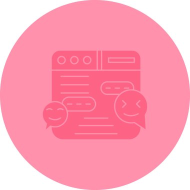 sohbet simgesinin vektör simgesi