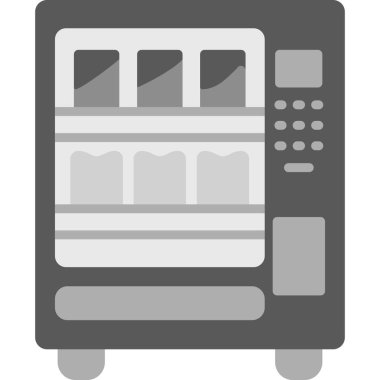 Buzdolabı simgesi, vektör çizimi