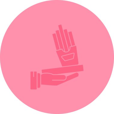 Bir insan simgesinin vektör illüstrasyonu