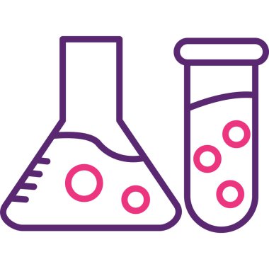 laboratuvar test tüpü simgesi