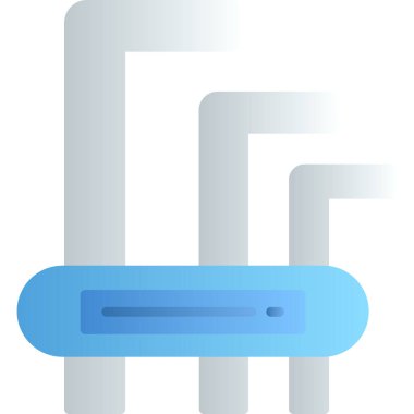 Hava filtresi simgesi vektör illüstrasyonu