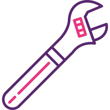 İnşaat tornavidası. Web simgesi basit illüstrasyon