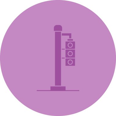 Eşsiz ısıtıcı vektör çizgisi simgesi