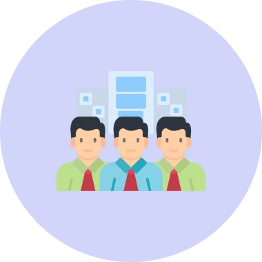 grup simgesi, vektör illüstrasyonu