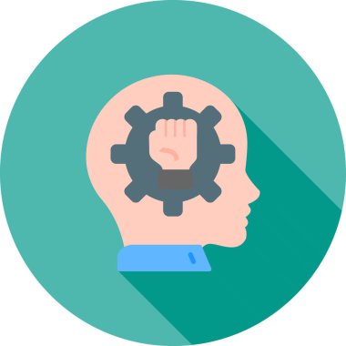 iş düşünen zihin simgesi