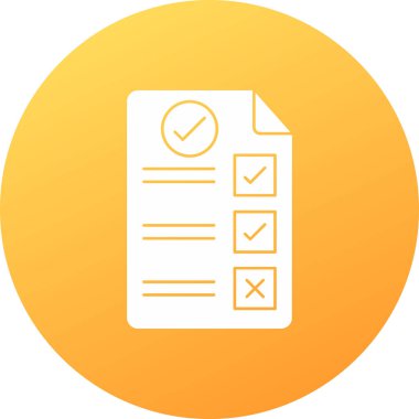 Belge. Web simgesi basit tasarım