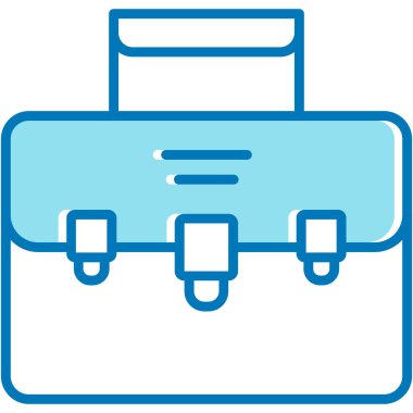 Çanta. Web simgesi basit tasarım